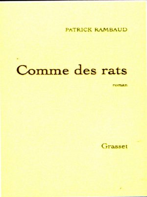 cover image of Comme des rats (nouvelle édition)